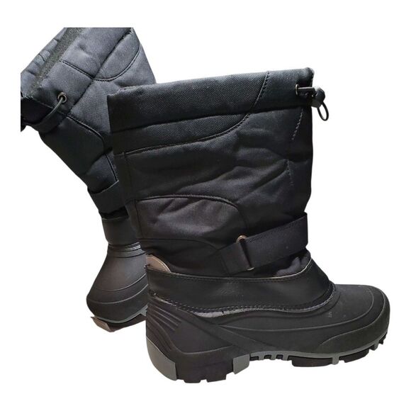 Storm Kidz Youth Unisex Snow Boots-Black Size 6- 0263 - Picture 7 of 9